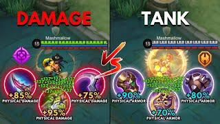 Lolita Damage Build vs Lolita Tank Build