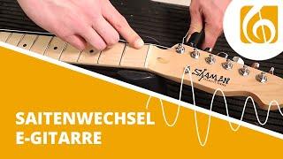 Saitenwechsel bei E-Gitarren - leicht gemacht!