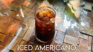 Iced americano at home. Easy!