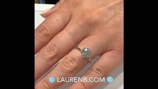 2 ct Round Diamond Super Slim Band Engagement Ring