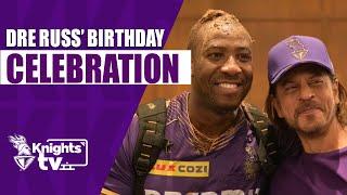 Andre Russell's Birthday Bash with Shah Rukh Khan & the KKR Team | #KnightLIVE | TATA IPL 2024