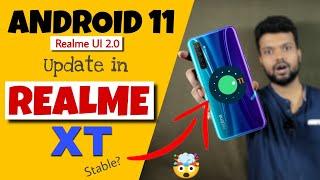 ANDROID 11 UPDATE IN REALME XT  HOW TO UPDATE REALME UI 2.0 IN REALME XT 