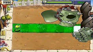 Repeater Vs Dr.Zomboss Who Will Win? FullGameplay Survival Day PVZ Mod