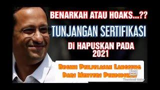 TUNJANGAN SERTIFIKASI DI HAPUS PADA TAHUN 2021