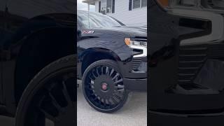 Black Chevy Silverado Z71 Truck on 30’s Forgiatos