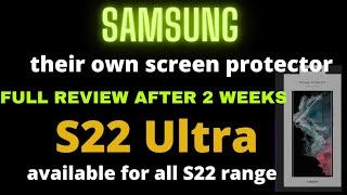 Samsung OFFICIAL screen protector for Galaxy s22 ULTRA inc all S22 range. FULL REVIEW after 2 weeks