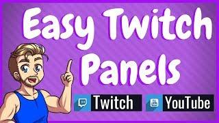 Free Twitch Panel Creator - Create Panels In A Few Clicks!