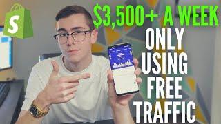 How I Make $3500 A Week Only Using FREE Instagram Traffic | Shopify Dropshipping 2023