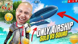 Airship Only Challenge in Solo Vs Squad  Tonde Gamer - Free Fire Max