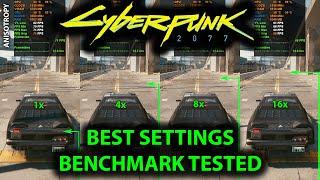 Cyberpunk 2077 BEST SETTINGS Benchmark Tested