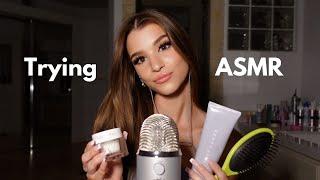 Brooke Monk tries ASMR *getting YOU unready for bed* (layered sounds)