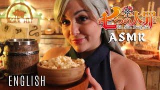 ASMR | Meet the Tavern Girl | Multiple triggers | Seven Deadly Sins | Nanatsu no Taizai