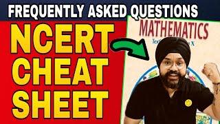 PRE BOARD CHEAT SHEET | ALL CHAPTERS | CLASS 10 MATHS NCERT | MOST FREQUENTLY ASKED QUESTIONS