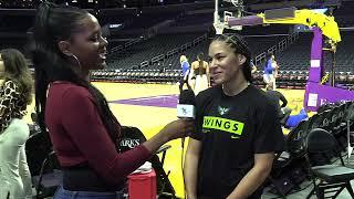 Jackie Rae w/ 1st Rd Draft Pick Veronica Burton | Life In The W| Sports Family | Dallas Wings |