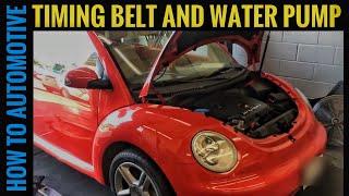 How to Replace the Water Pump and Timing Belt on a 2004 Volkswagen Beetle 1.8 Turbo