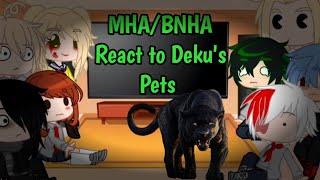 MHA/BNHA Character React to Deku's Pets/Creatures caught on camera/Funny Trending Tiktok/ All part