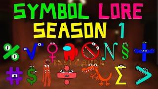 Symbol Lore SEASON 1 | Full Version | All Parts (Continuation Alphabet Lore But Symbols)