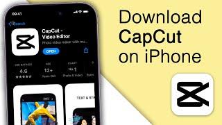 How to Download CapCut App on iPhone!