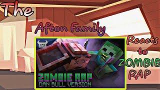 The Afton Family Reacts To Zombie Rap By Dan Bull || Gacha club ||