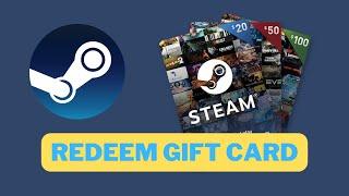 How to Redeem Your Steam Wallet Gift Cards on Laptop