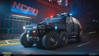 Cyberpunk 2077 SFX Hellhound police siren (Sound Effect)