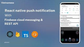 React native push notification with firebase cloud messaging VERY EASY