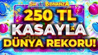 SWEET BONANZA KÜÇÜK KASA | 250 TL KASAYLA REKOR ÖDEME SLOT OYUNLARI TAKTİK VURGUN 