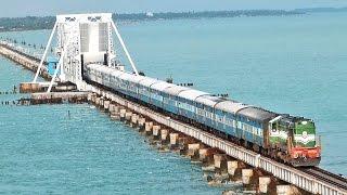 India's MOST DANGEROUS Rail BRIDGE PAMBAN Rameswaram.