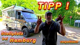 WOHNMOBIL-STELLPLATZ an der A7 bei Hamburg️Einladend GRÜN + GROSSZÜGIG‼️GEHEIMTIPP für alle Camper