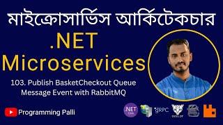 103. Publish BasketCheckout Queue Message Event with RabbitMQ in Basket.API using Asp.Net Core