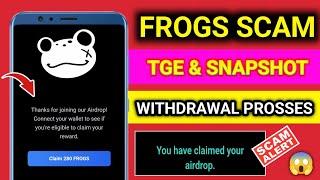 Frogs Airdrop Scam  | Frogs Token Claim | Frogs Airdrop Withdrawal!