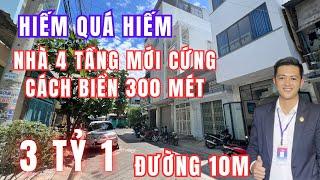 Hiếm quá. Bán nhà cạnh biển Nha Trang. 4 tầng mới cứng chỉ 3 tỷ 100 triệu. Xứng đáng để mua