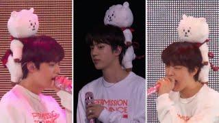 JIN and his son RJ CONGRATULATED HAPPY BIRTHDAY BTS PTD on STAGE LA SoFi Stadium Concert 4 Day