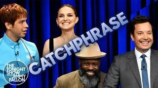 Catchphrase with Natalie Portman and Julio Torres | The Tonight Show Starring Jimmy Fallon