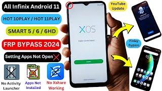 Infinix Android 11 FRP Bypass Apps Not Working | X688B/X657B/X6611B Google Account Bypass Without Pc