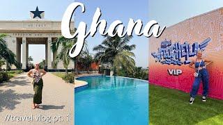 GHANA TRAVEL VLOG PT. 1 | Detty December, Afrochella, Aburi Day Trip