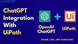 Chatgpt Integration With UiPath | How to use ChatGPT (OpenAI) with UiPath | UiPath Tutorials