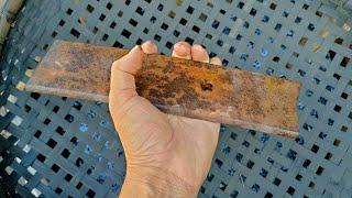 Knife Making- Forge A Knife from Rusted Leaf-spring - Creative Daily Works