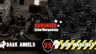 Dark Angels vs Iron Warriors - Warhammer Horus Heresy Battle Report