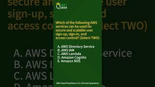 CLF-C02 AWS Cloud Practitioner Exam Questions Q1-Q2 for Studying #aws #awscloudpractitioner #clfc02