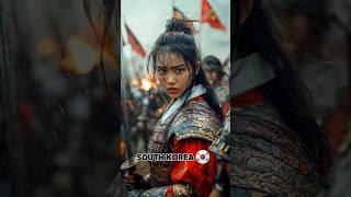 COUNTRIES AS WARRIORS #ai #capcut #midjourney #women #beauty #warrior #aiart #aicommunity #korea