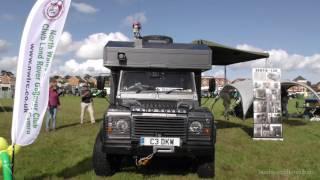 Bertie The 130: An Ex SAS Land Rover Defender 130 turned camper at The Overland Show 2016