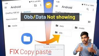 Android obb data folder not showing |Android obb file not showing |Access android data & obb folder