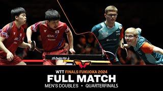 FULL MATCH | Harimoto / Matsushima vs Lebrun / Lebrun | MD QF | #WTTFukuoka 2024