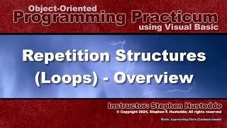 OOP Programming (VB) - 07E Repetition structures