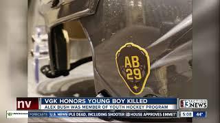 Vegas Golden Knights honor boy hit, killed by car