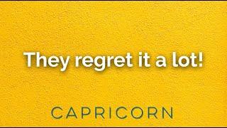 CAPRICORN - They regret it a lot (April Midmonth)