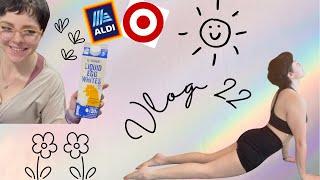 Yoga + Grocery Haul Aldi & Target  Diet Friendlies