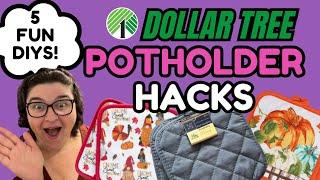 5 Easy Hacks Using Dollar Store Pot Holders You Need to Try!