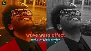 Wave Warp Trending Effect ; After Effects